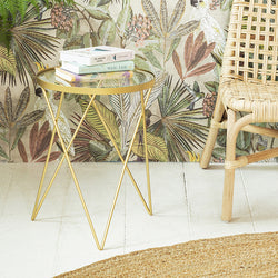Side table - Emily gold