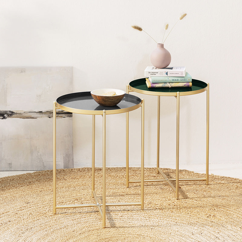 Side table - Ella gold green