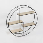 Industrial vintage wall shelf - Round