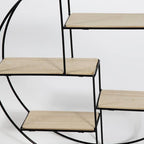 Industrial vintage wall shelf - Round