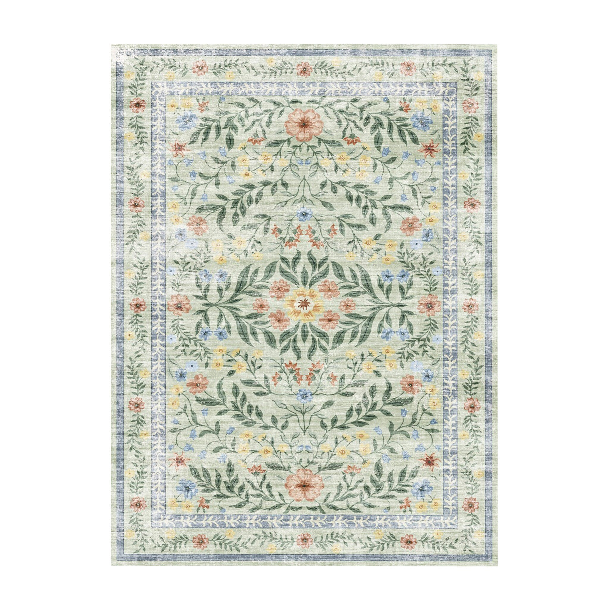 Vintage outdoor rug - Luana Dark Green