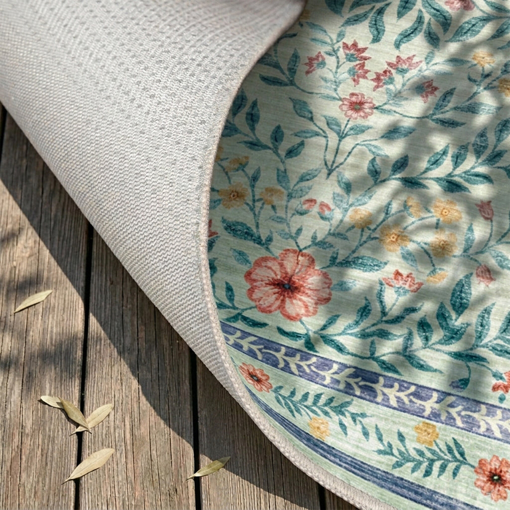 Vintage outdoor rug - Luana Dark Green