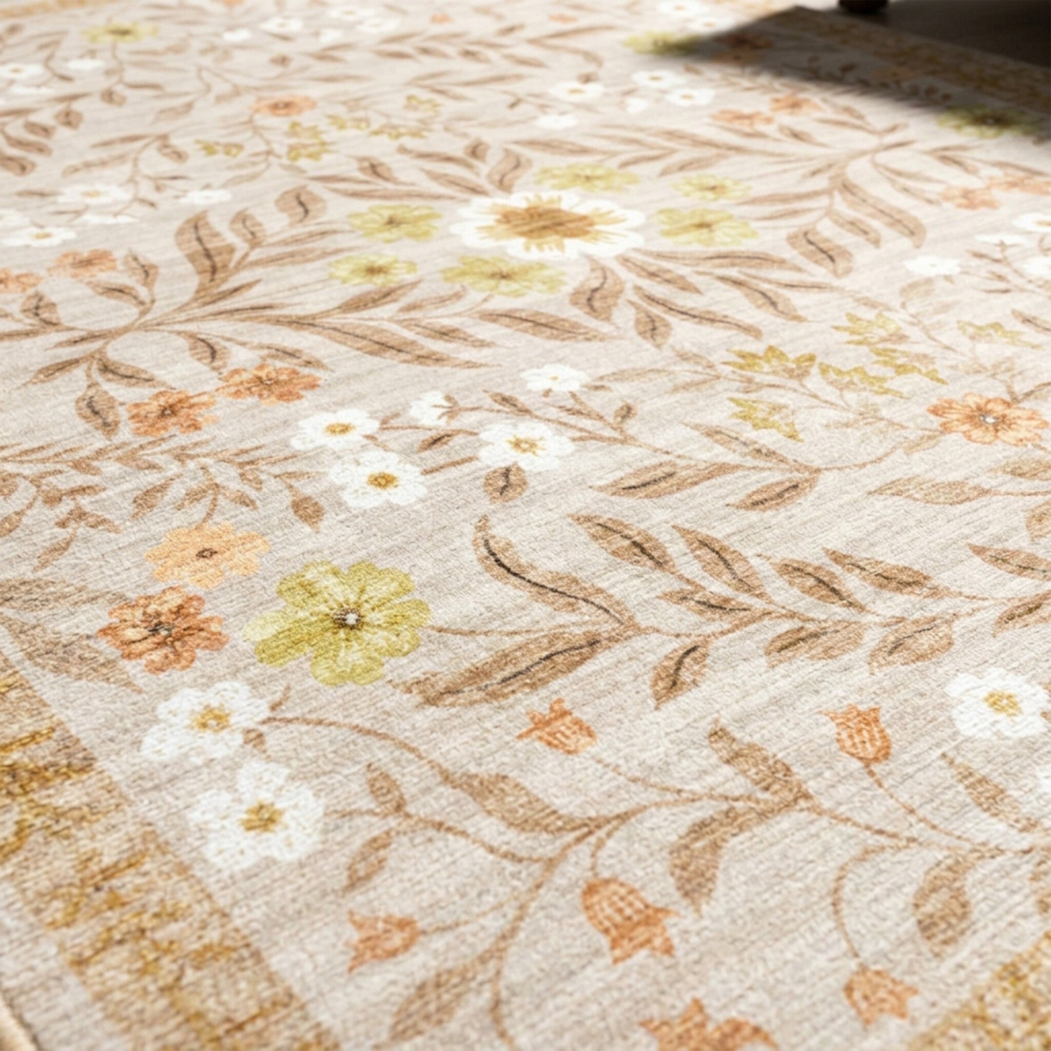 Vintage outdoor rug - Luana Yellow