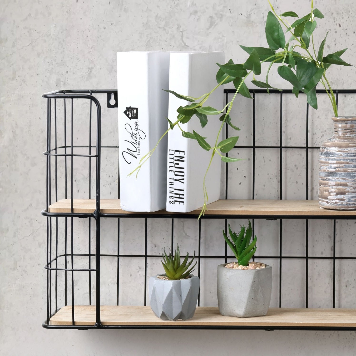 Vintage wall shelf - Rectangle
