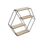 Vintage wall rack – Hexagon