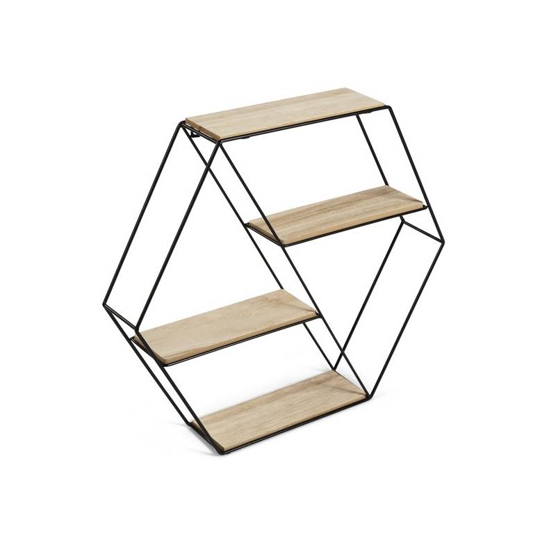 Vintage wall rack – Hexagon
