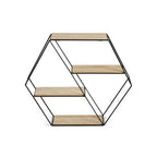 Vintage wall rack – Hexagon