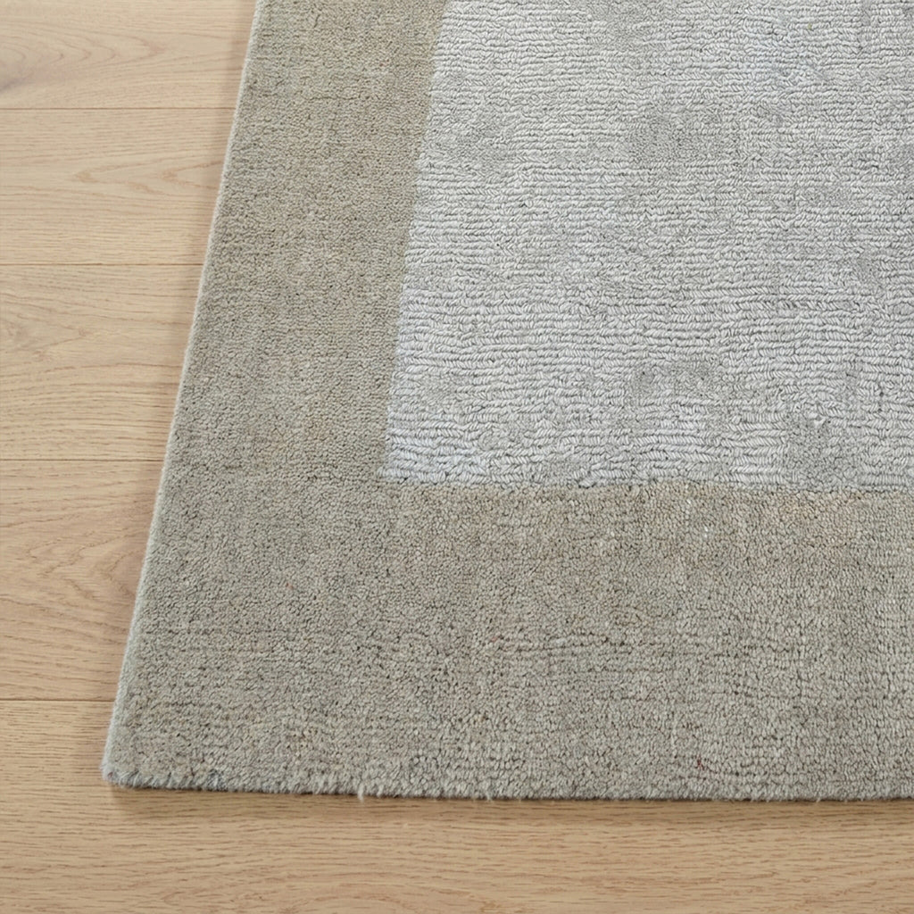 Low-pile rug - Lucien Border Beige