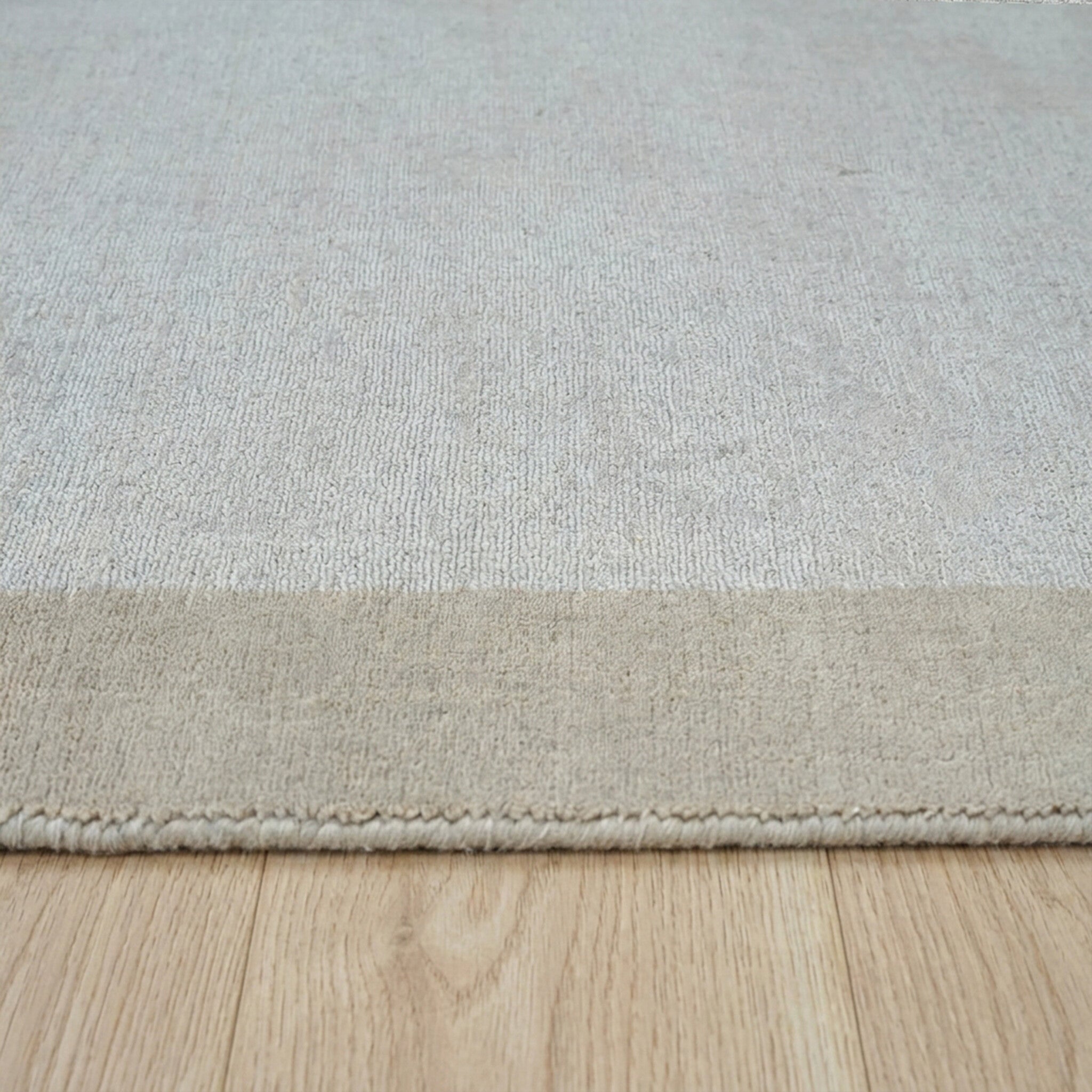 Low-pile rug - Lucien Border Beige
