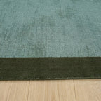 Low-pile rug - Lucien Border Green