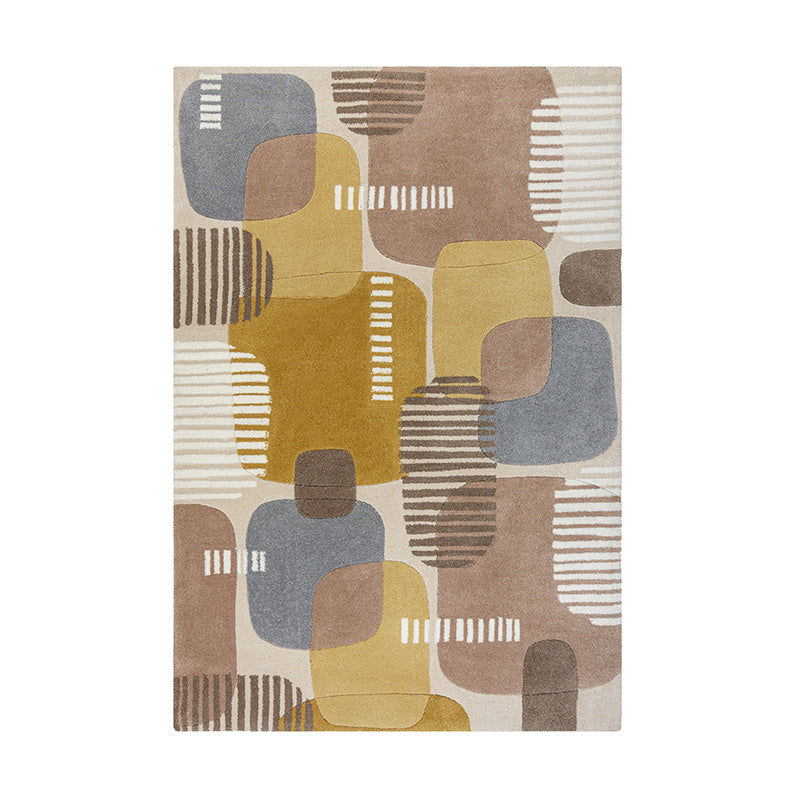 Modern rug - Zeso Pop Ochre Yellow