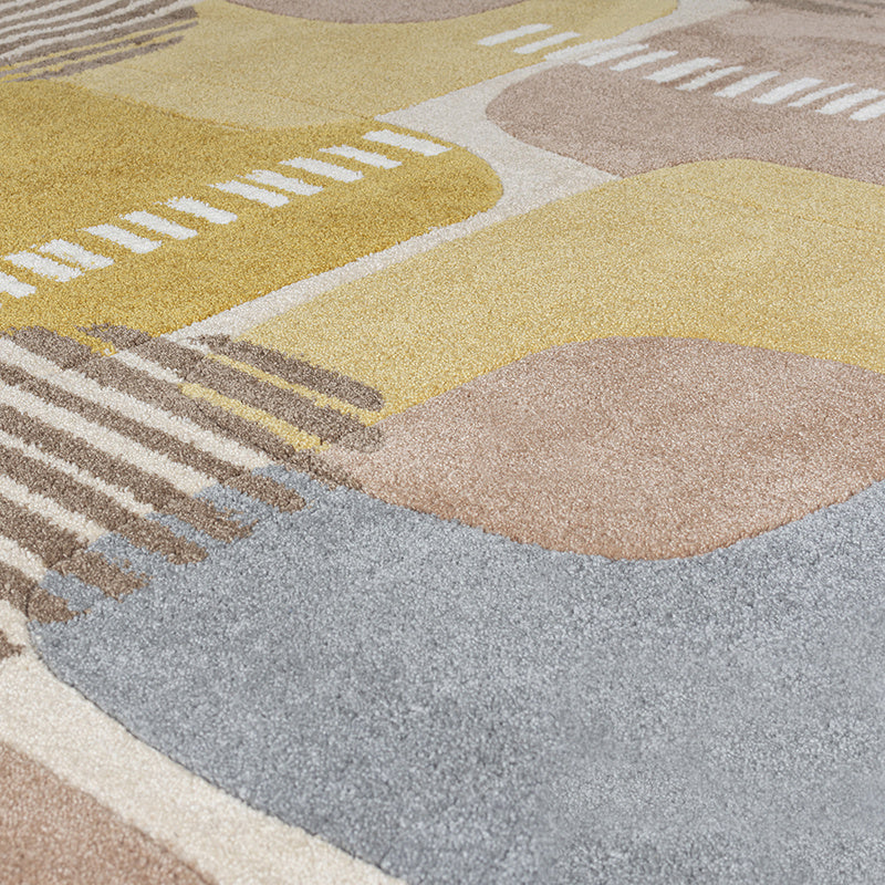 Modern rug - Zeso Pop Ochre Yellow